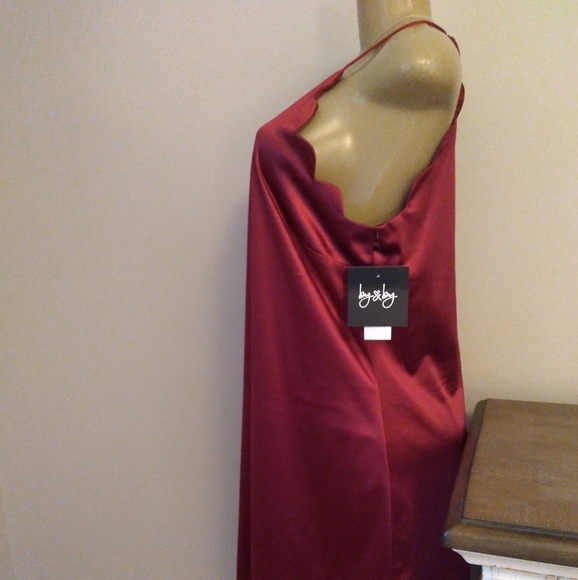 By & By cocktail mini dress in hoco solid knit satin in XL new with tags. - Picture 4 of 10